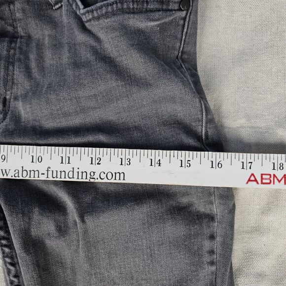 Calvin Klein Slim Boyfriend SZ 4 Jeans Women Gray Stretch Mid Rise Denim (29x27) - Picture 8 of 15